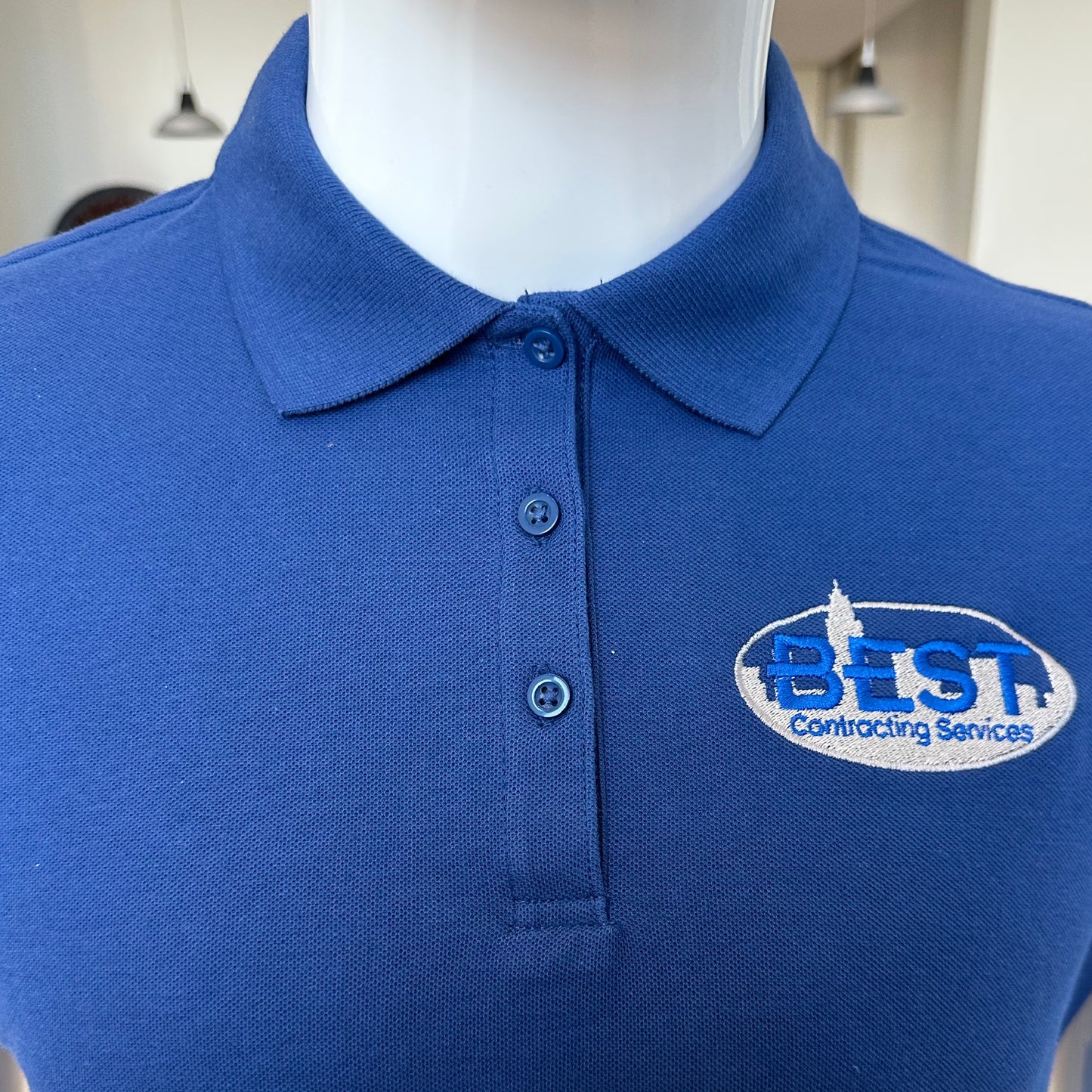 Port Authority Men's Royal Blue Cotton Polo Shirt