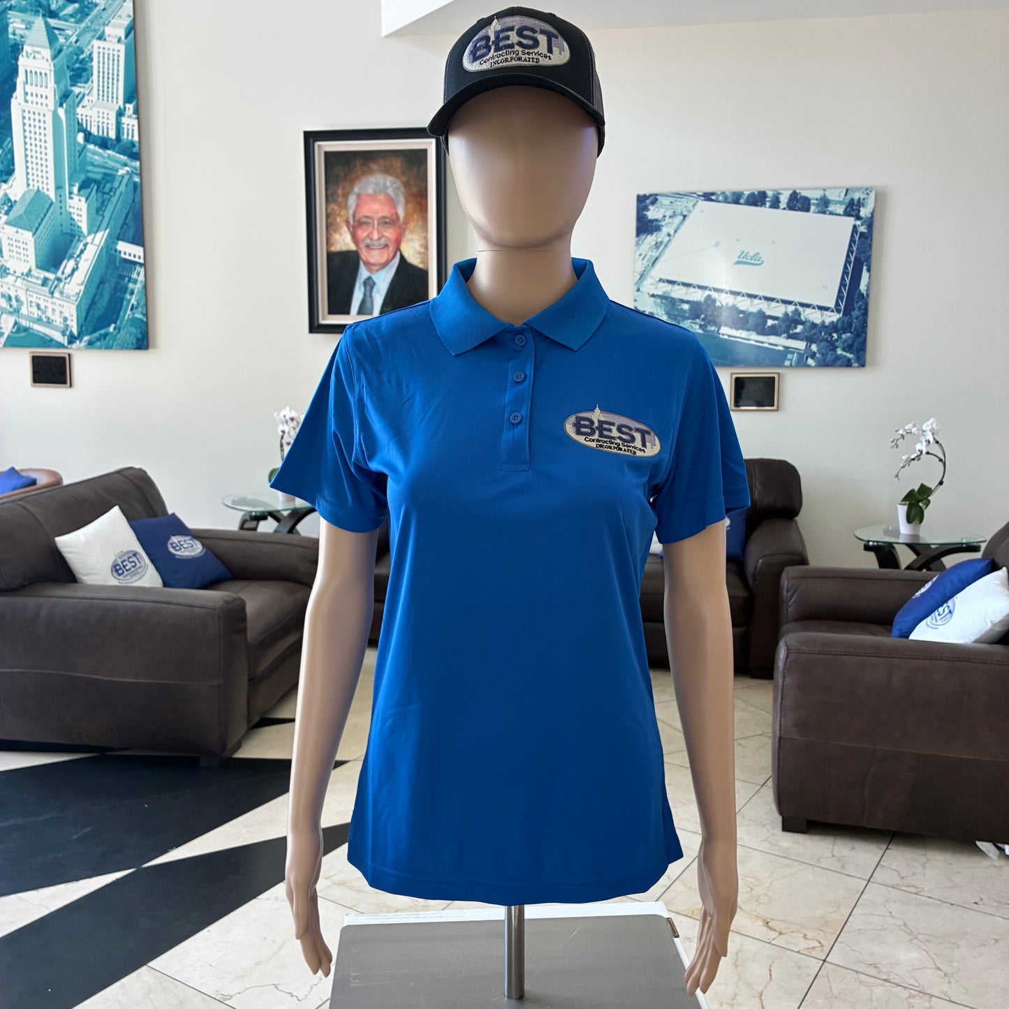 Blue Womens Polo